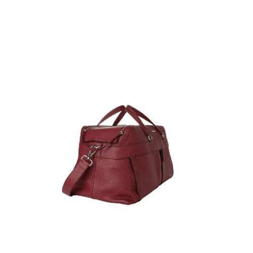 Borsone da Viaggio in Pelle con Tracolla