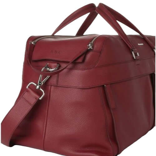 Borsone da Viaggio in Pelle con Tracolla